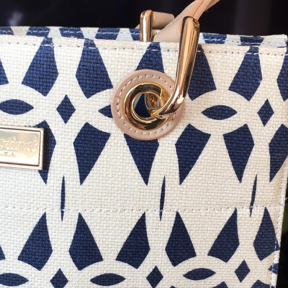 Spartina 449 four pocket linen purse - Picture 3 of 12